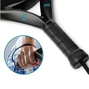 IANONI - Raqueta de pádel superficie de fibra de carbono con base de espuma EVA memory