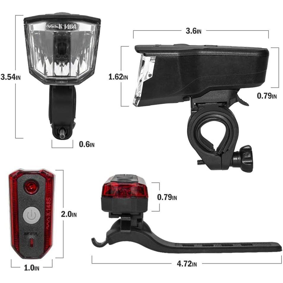 Luces LED VB  - delantera y trasera