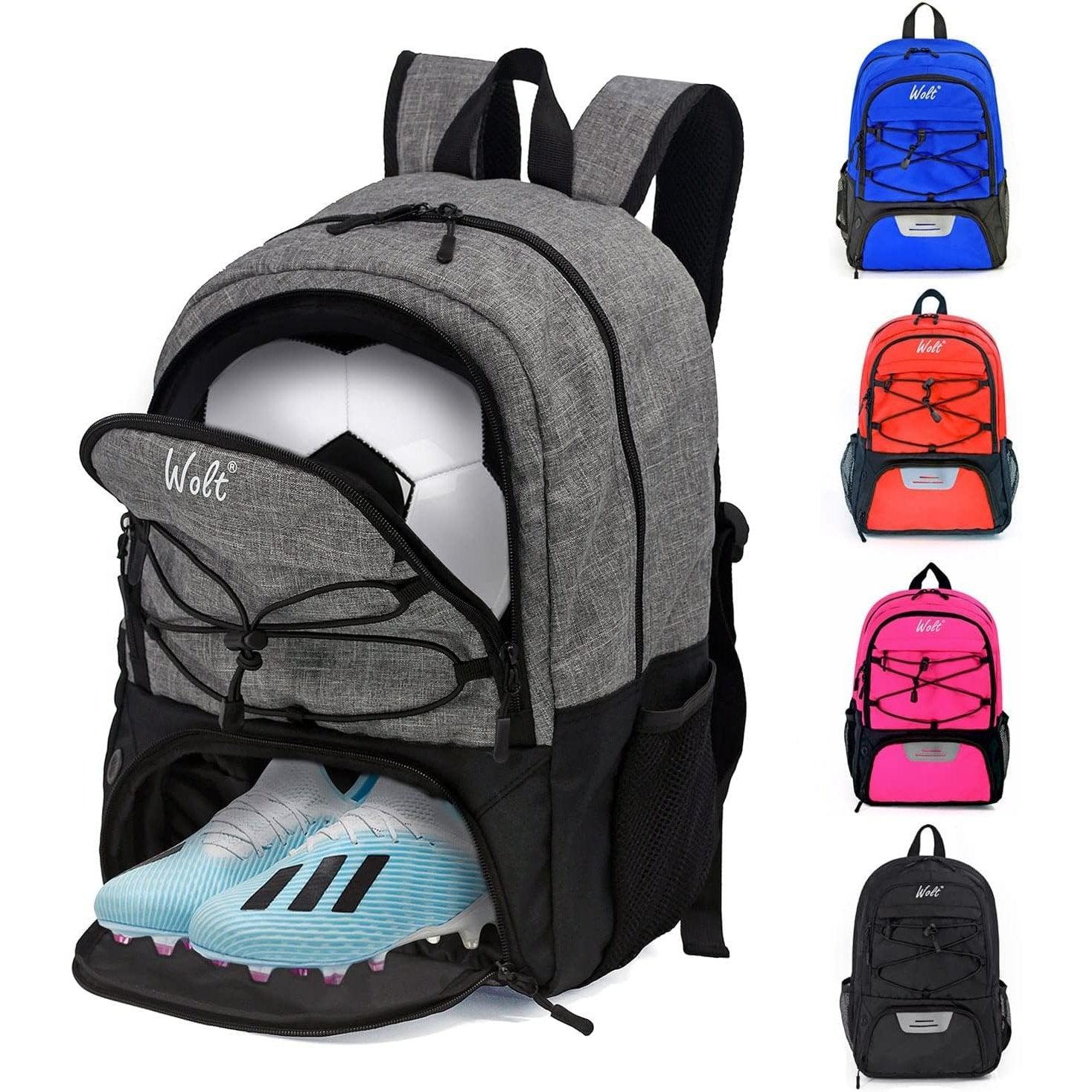 WOLT - Mochila deportiva espaciosa multiusos